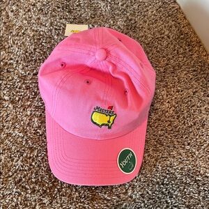 Pink Youth Masters Golf Cap